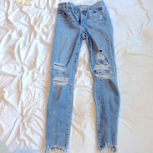 (The Charlie) Joe’s light wash ripped skinny jeans